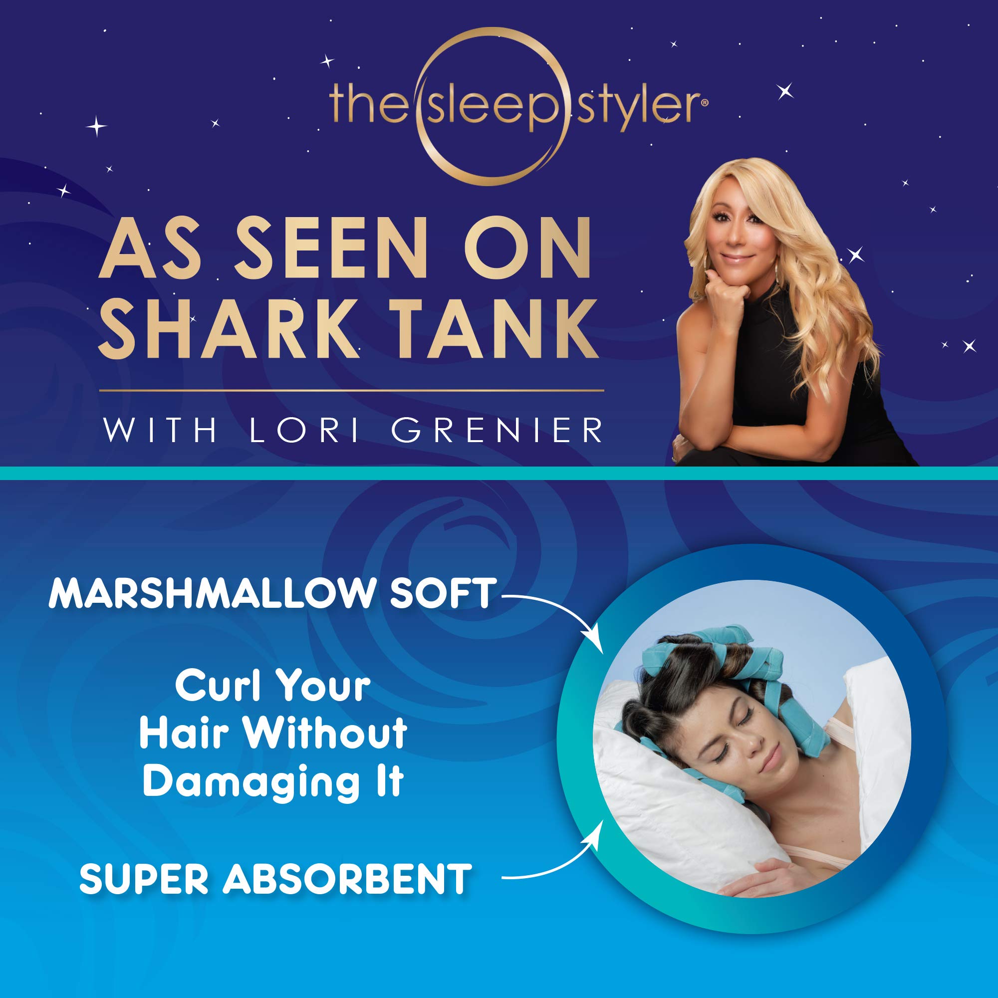 Allstar Innovations Sleep Styler The heatfree Nighttime Hair Curlers