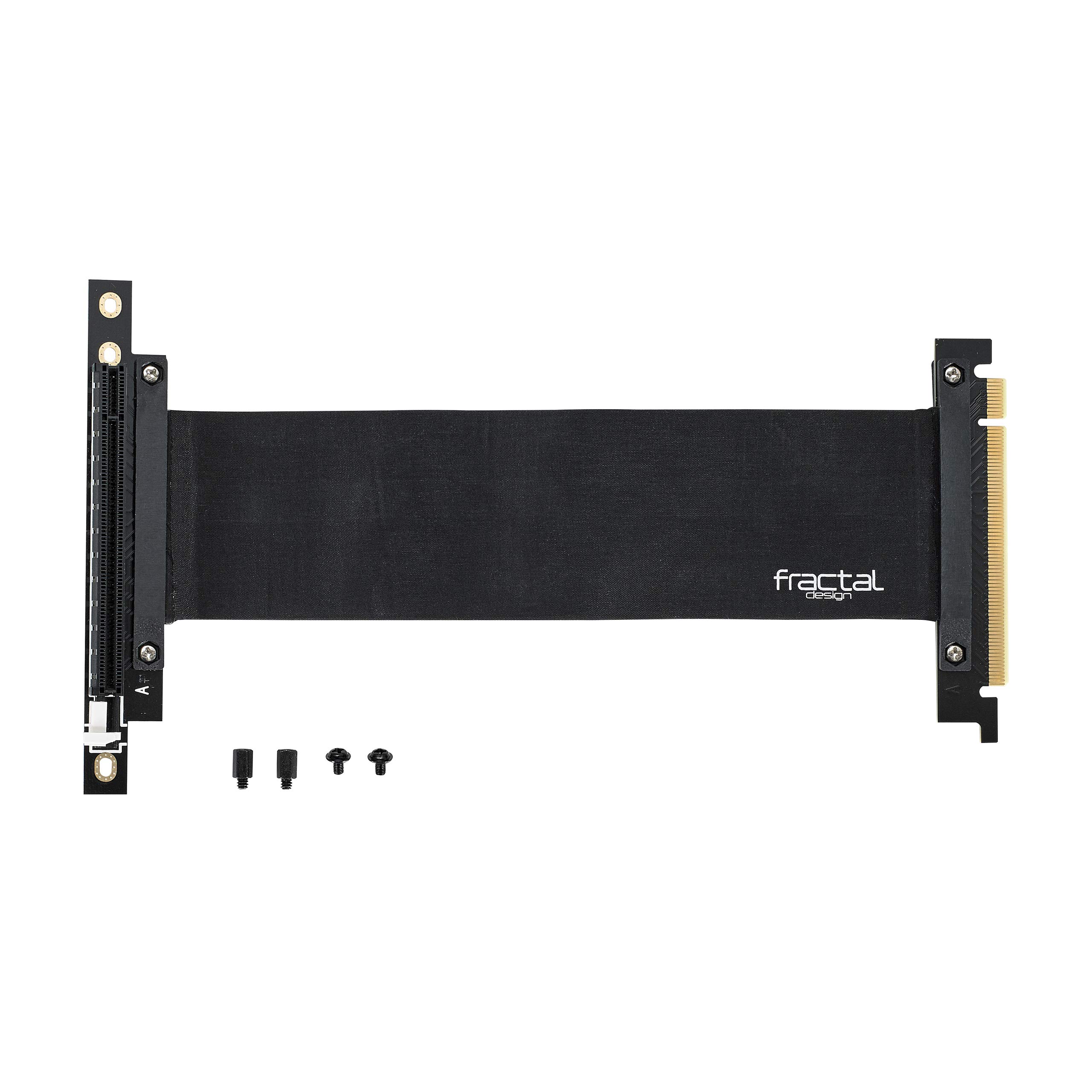 Fractal Design Flex VRC-25 - PCI-E Riser for Define R6 - Define S2 - Define S2 Vision - Meshify S2 - PC Case - Highly Flexible - Zero-Latency Performance - Full PCIe 3.0 Support - Accessory