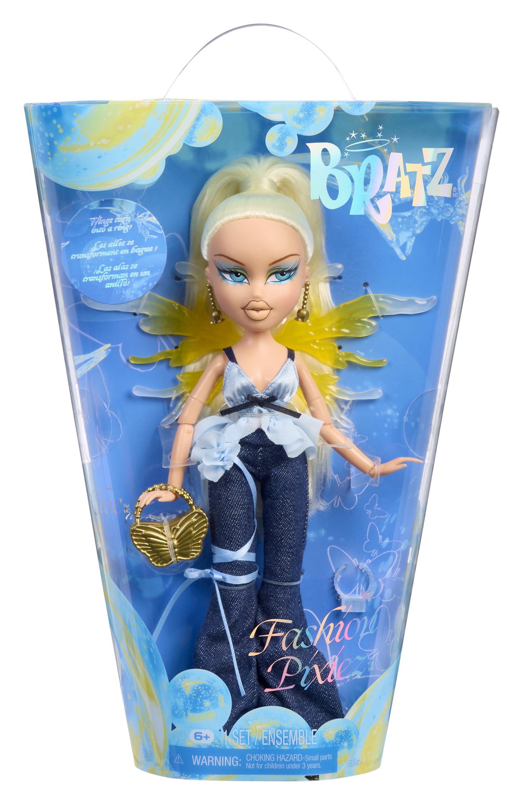Bratz Fashion Pixiez Cloe Collectible Fantasy Doll with Real Fashions and Accessories