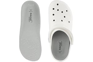 Knixmax Orthotic Insoles for Crocs Clog 1 Pair, Comfort Arch Support Replacement Innersoles for Men Women, Wide Fit Shoe Inse