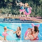 Pipihome Baby Swimming Float with Seat and Handles 0-36 Months Mermaid Design view 2