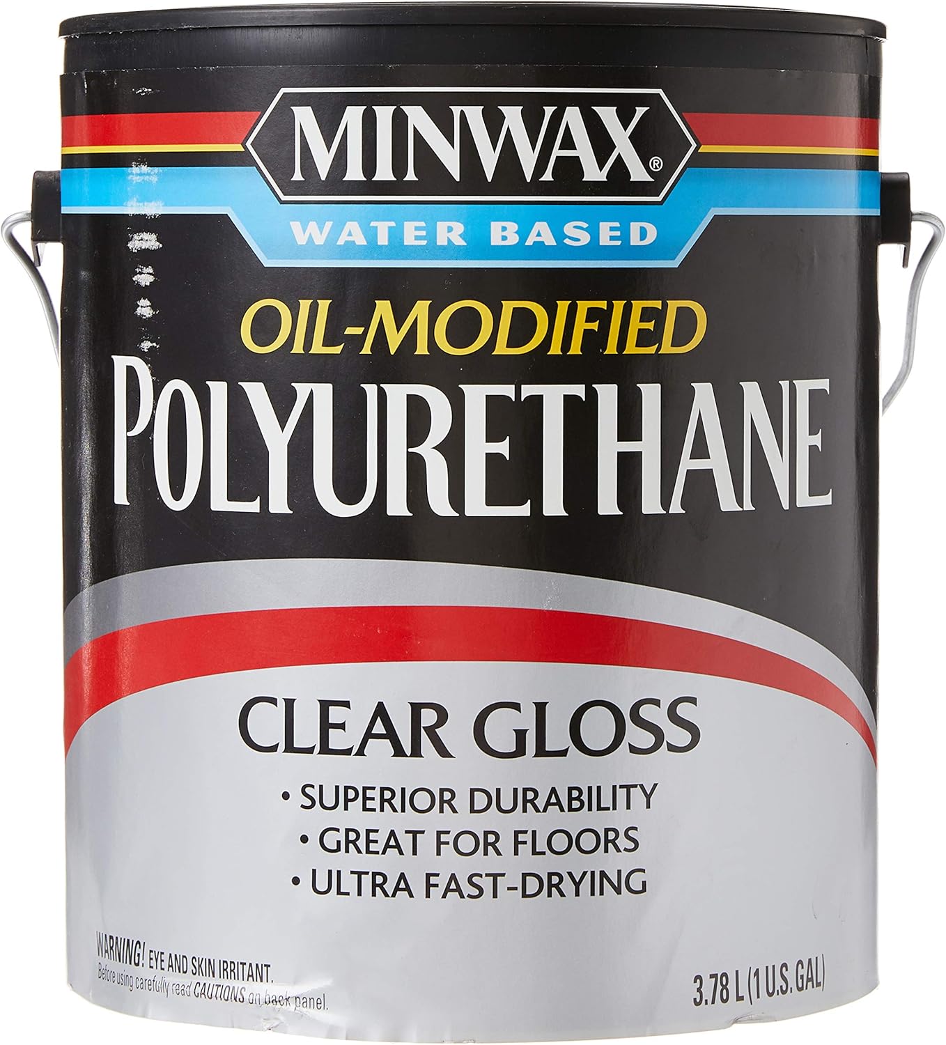 Minwax 710310000 Water Based Oil-Modified Polyurethane, gallon, Gloss