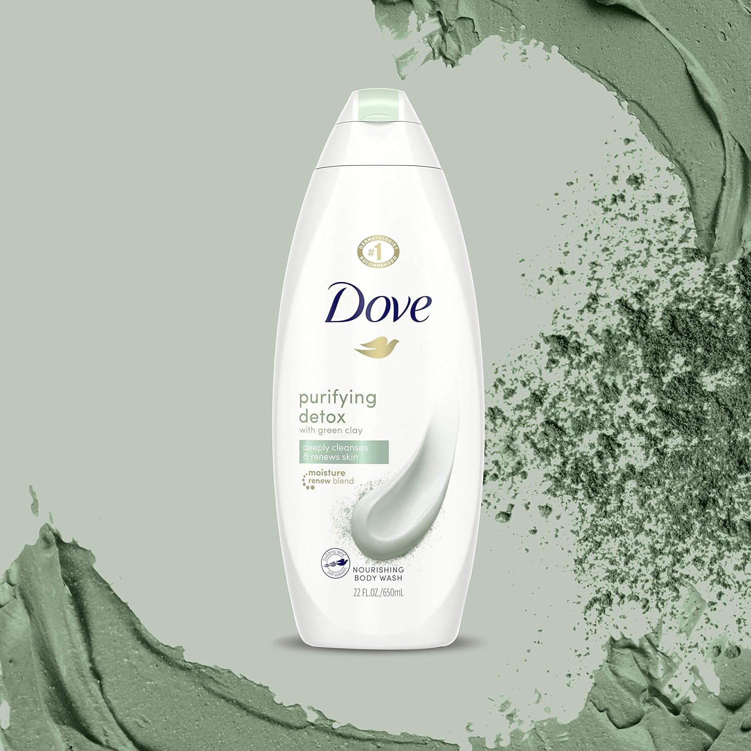 Dove Body Wash For Soft Skin Purifying Detox Cleanser That Effectively Washes Away Bacteria While Nourishing Your Skin 22 oz 4 count : Beauty