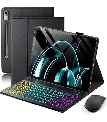 Amazon.com: Nanhent Keyboard Case for Lenovo Tab P12 12.7 Inch