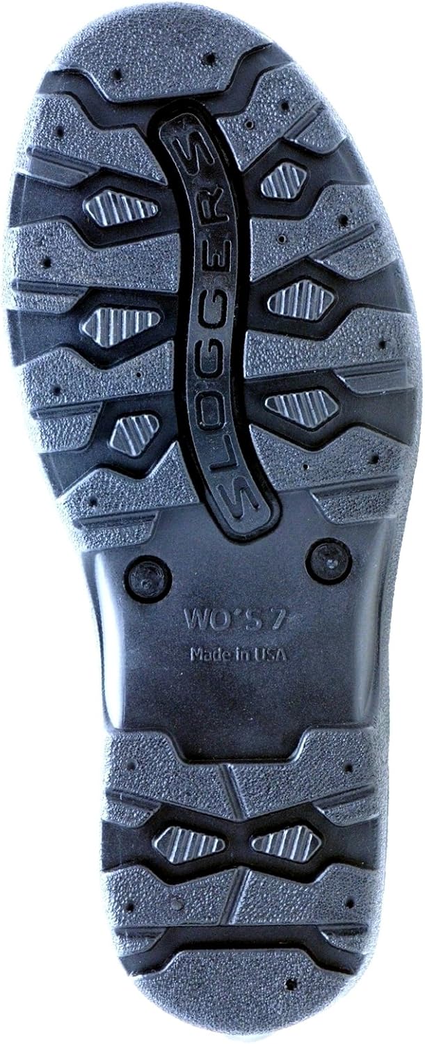 Sloggers Women's Waterproof Rain and Garden Shoe with Comfort Insole, Chickens Barn Red, Size 9, Style 5116CBR09: Garden & Outdoor