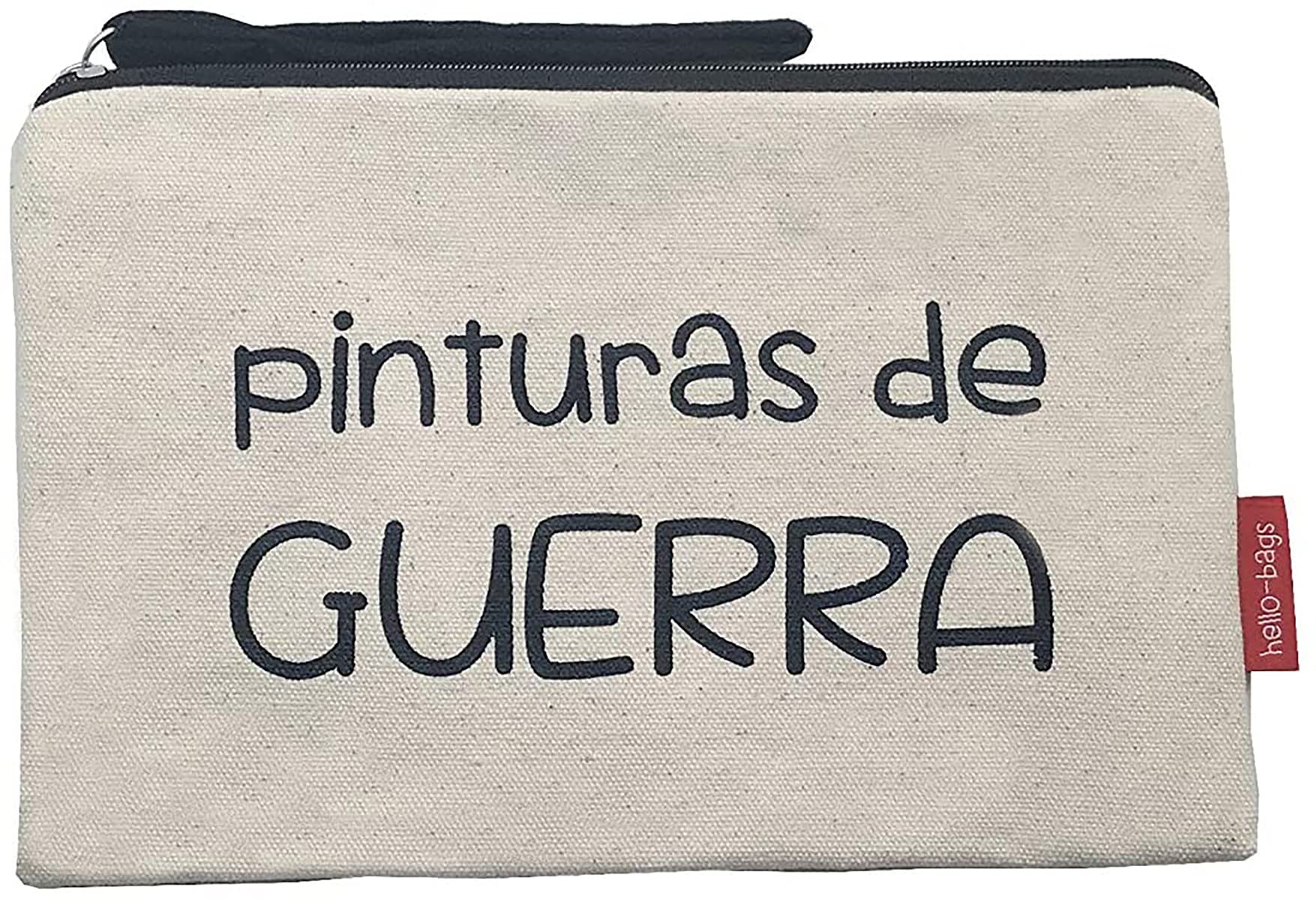 Econanos Hellobags2019 Canvas & Beach Tote Bag, 23 cm, White (Blanco)