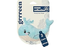 GRRREEN Cat Toys | Plush Toy Whale Cat Toys for Indoor Cats | Eco Friendly Toy Made from Non Toxic Materials