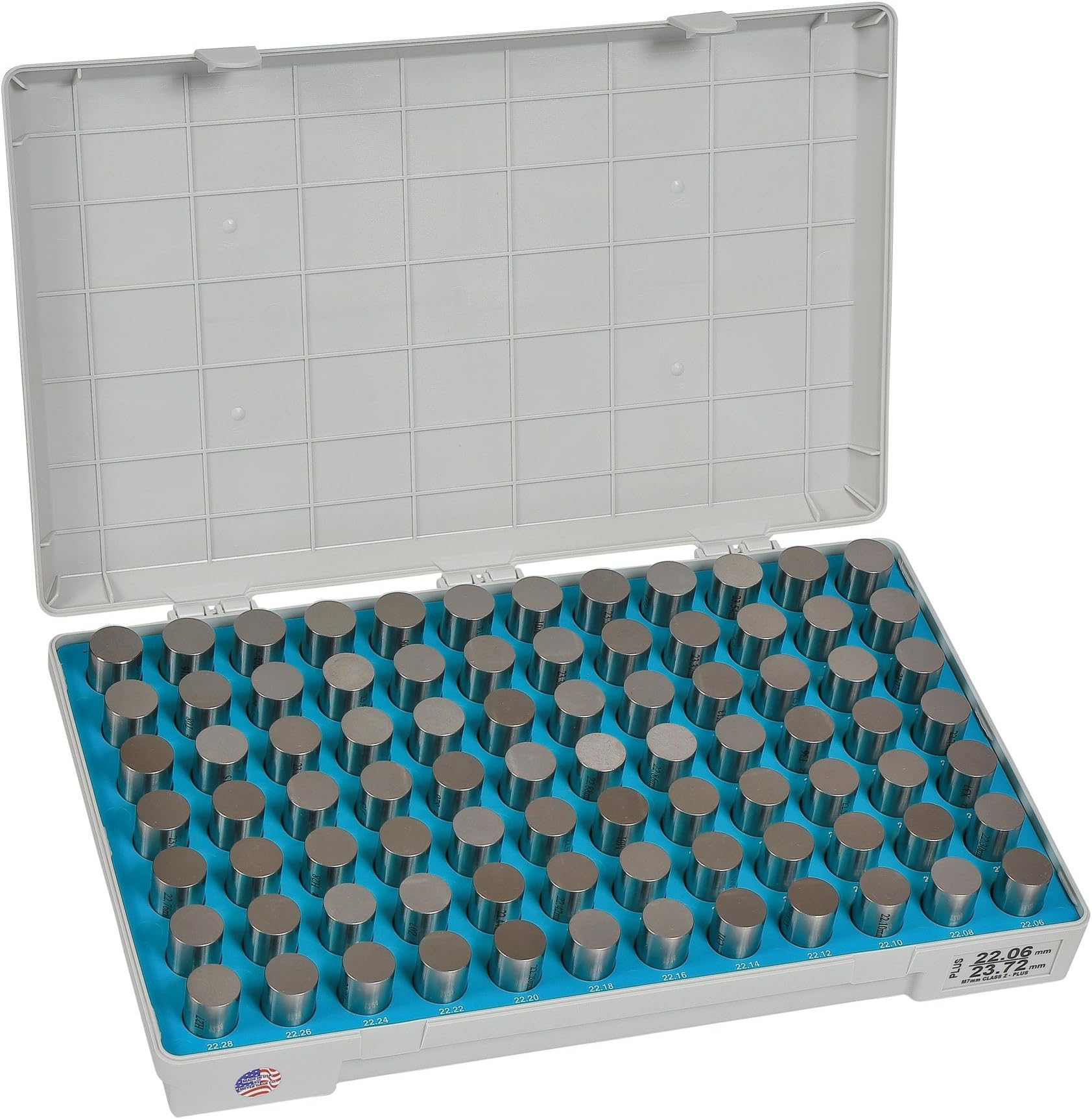 Meyer Gage M71MMP Plus Metric Class Z Gage Set, 22.07 mm to 23.73 mm