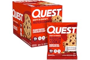 Quest Nutrition Protein Cookie, Peanut Butter Chocolate Chip, 12 Count