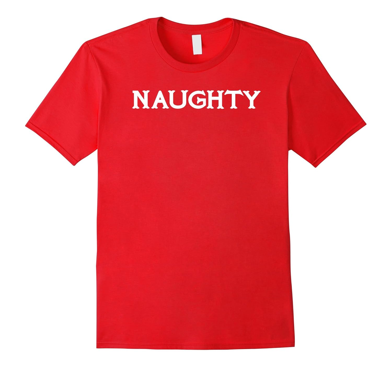 Naughty - Santa's Bad List Christmas T-Shirt-ANZ