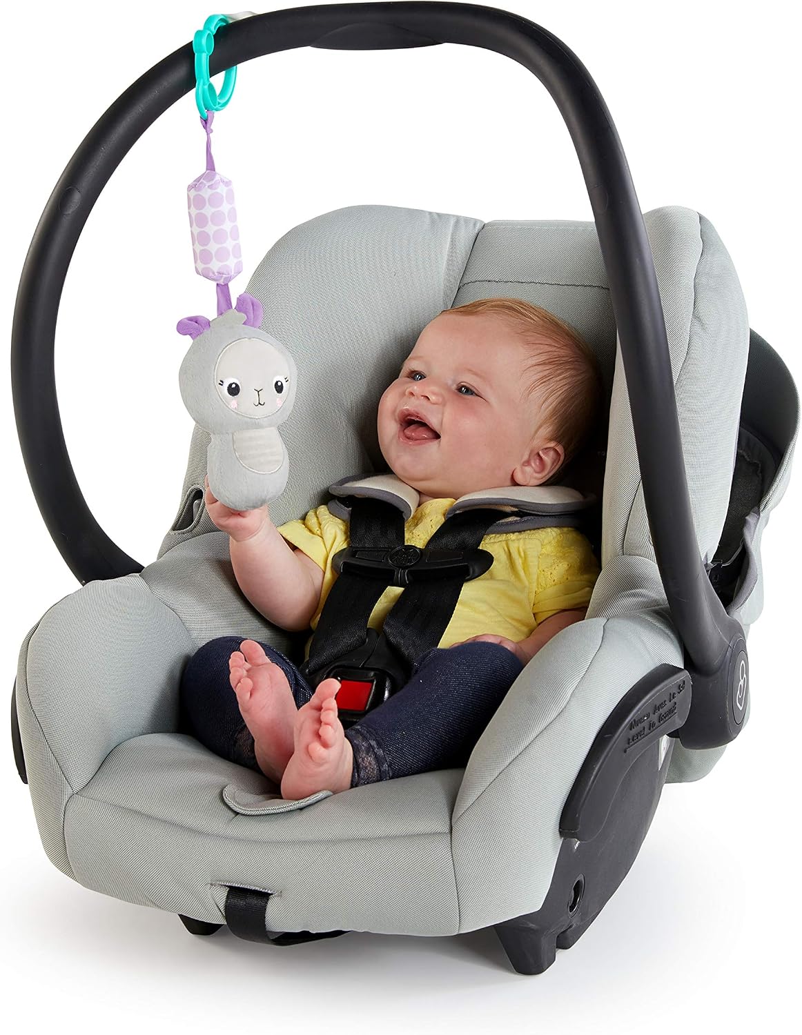 Bright Starts Chime Along Friends On-The-Go Toy - Llama, Purple - Image 3