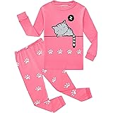 Family Feeling Kids & Toddler Girls Boys Pajamas 2 Piece Pjs Set 100% Cotton Sleepwear