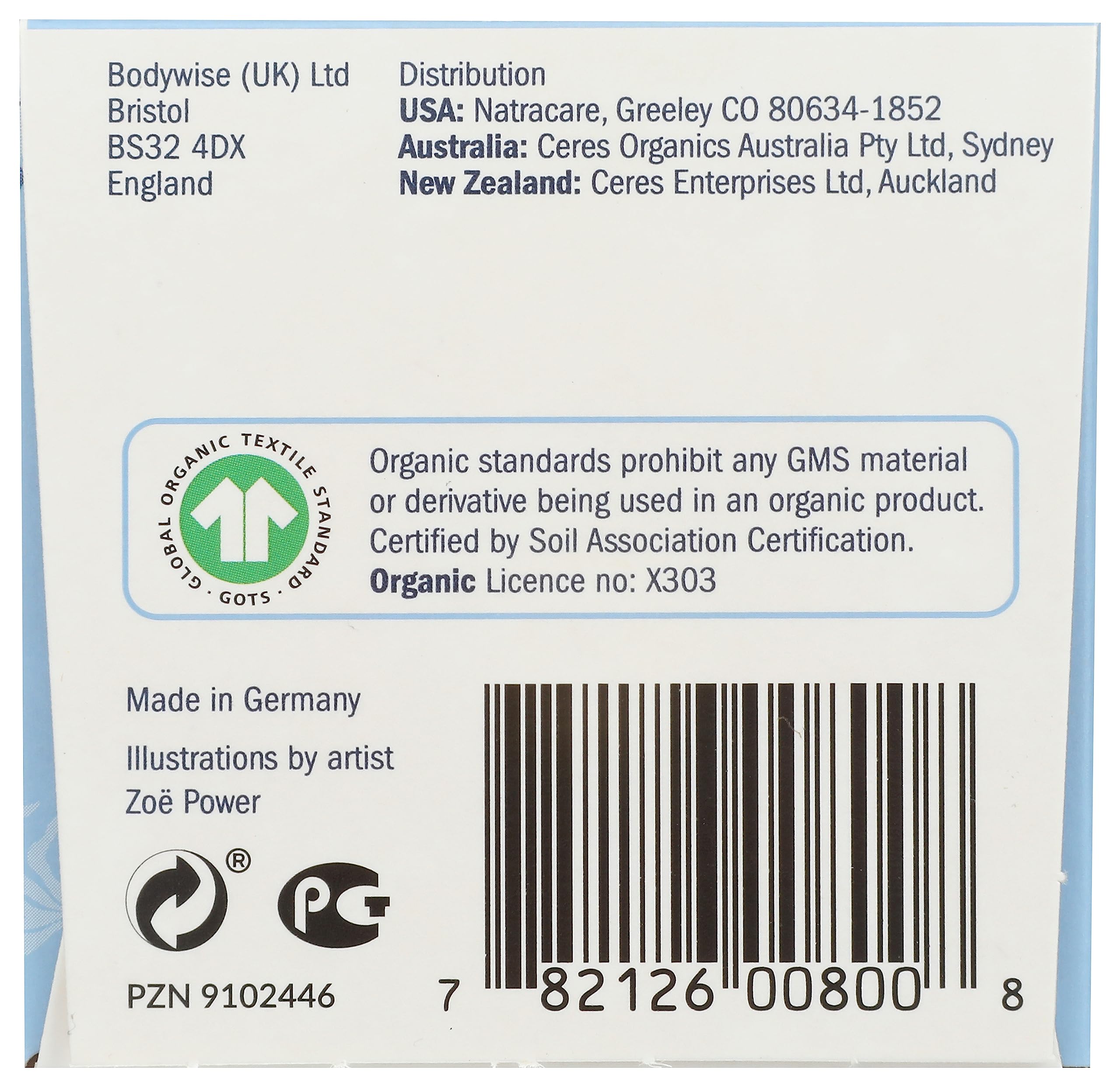 natracare Organic Cotton Regular Tampons with Cardboard Applicator, Plastic Free, Chlorine Free, Biodegradable 100% Cotton (1 Pack, 16 Tampons Total)