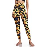 LIEBERGO Halloween Workout Leggings for Women Tummy Control High Waisted Yoga Pants Printed Festival - 25 Inches
