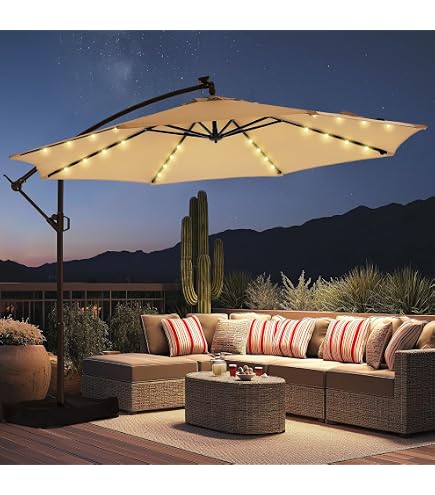 10 Ft Offset Cantilever Patio Umbrella