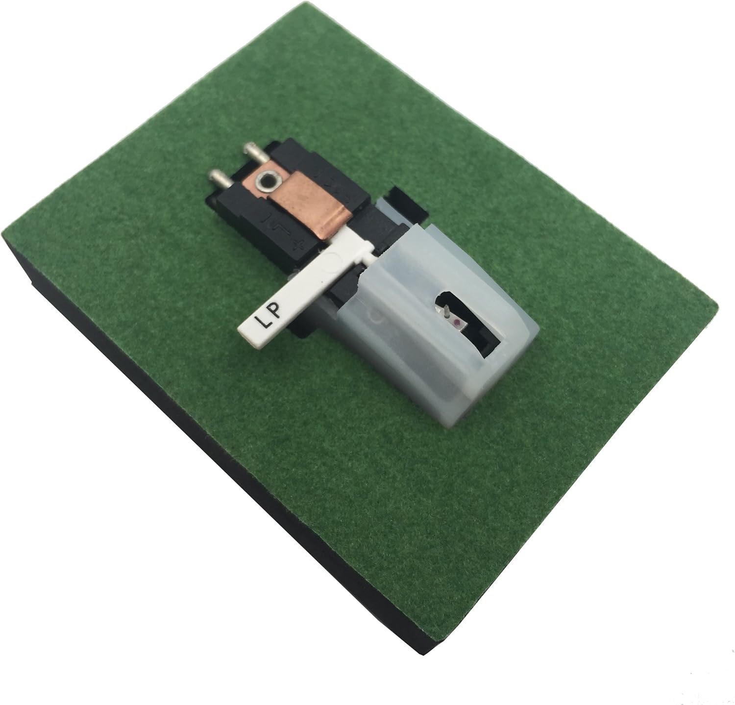 banpa Turntable Cartridge Replacement BP2ATC with Two Side Blue and Red Diamond Tip for Vinyl