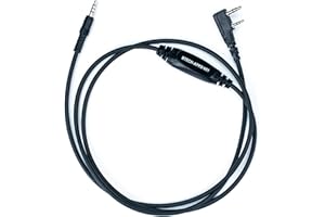 BTECH APRS-K1 Multi-Function Universal Audio Interface Cable - Supports APRSpro, APRSDroid - Android & iOS Compatible - Supports BTECH, BaoFeng, TYT, Wouxun, AnyTone, Kenwood, and More