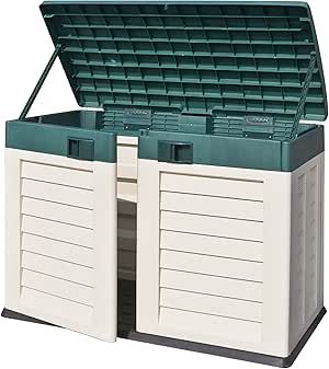 Starplast Almacén para contenedores de basura (plástico, para jardín