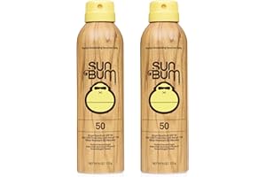 Sun Bum Sun Bum Original Spf 50 Sunscreen Spray Vegan and Reef Friendly (octinoxate & Oxybenzone Free) Broad Spectrum Moisturizing Uva/uvb Sunscreen With Vitamin E 2 Pack