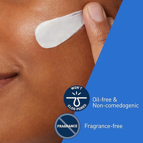 CERAVE AM FACIAL MOISTURIZING LOTION WITH SPF 30, OIL-FREE FACE MOISTURIZER WITH SPF, FORMULATED WITH HYALURONIC ACID, NIACINAMIDE & CERAMIDES, NON-COMEDOGENIC, BROAD SPECTRUM SUNSCREEN, 3 OUNCE