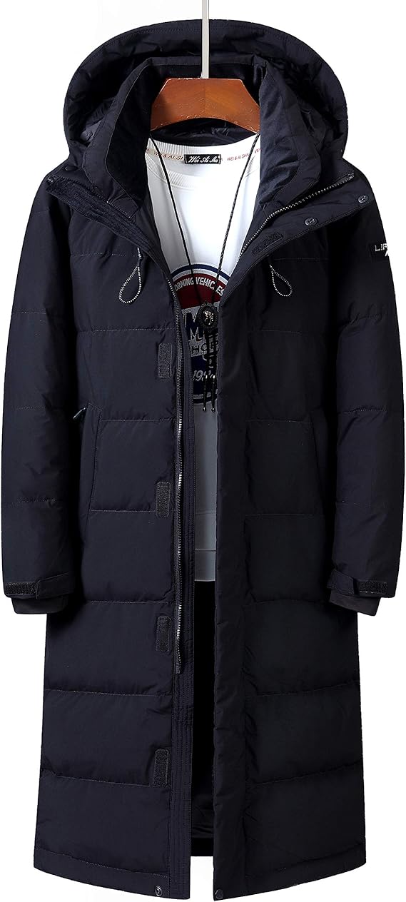 Amazon Artcons ジャケット メンズ ダウンジャケット ロングコート ストリート カジュアル 秋冬 フード付き 厚手 コットン おしゃれ カジュアル 防風 防寒 アウトドア 大きいサイズ コート ジャケット 通販