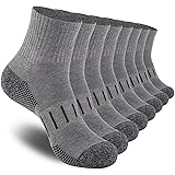 Heatuff Men's Ankle Athletic Socks Quarter Cushion