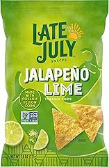 Late July Snacks Jalapeno Lime Tortilla Chips, 7.8 OZ Bag