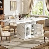 HSH Dining Table for 4–6, 63" Modern Kitchen