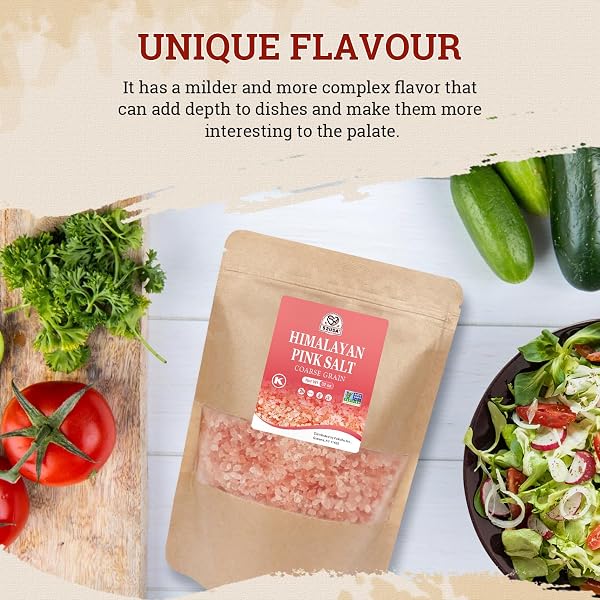 52USA HIMALAYAN PINK SALT COARSE, PINK HIMALAYAN SEA SALT, COARSE GRAIN 2 LB, HIMALAYAN SALT, PINK SALT, ROCK SALT FOR GRINDER REFILL, NO ARTIFICIAL COLORS, NO ADDITIVES, NO GLUTEN, KOSHER CERTIFIED