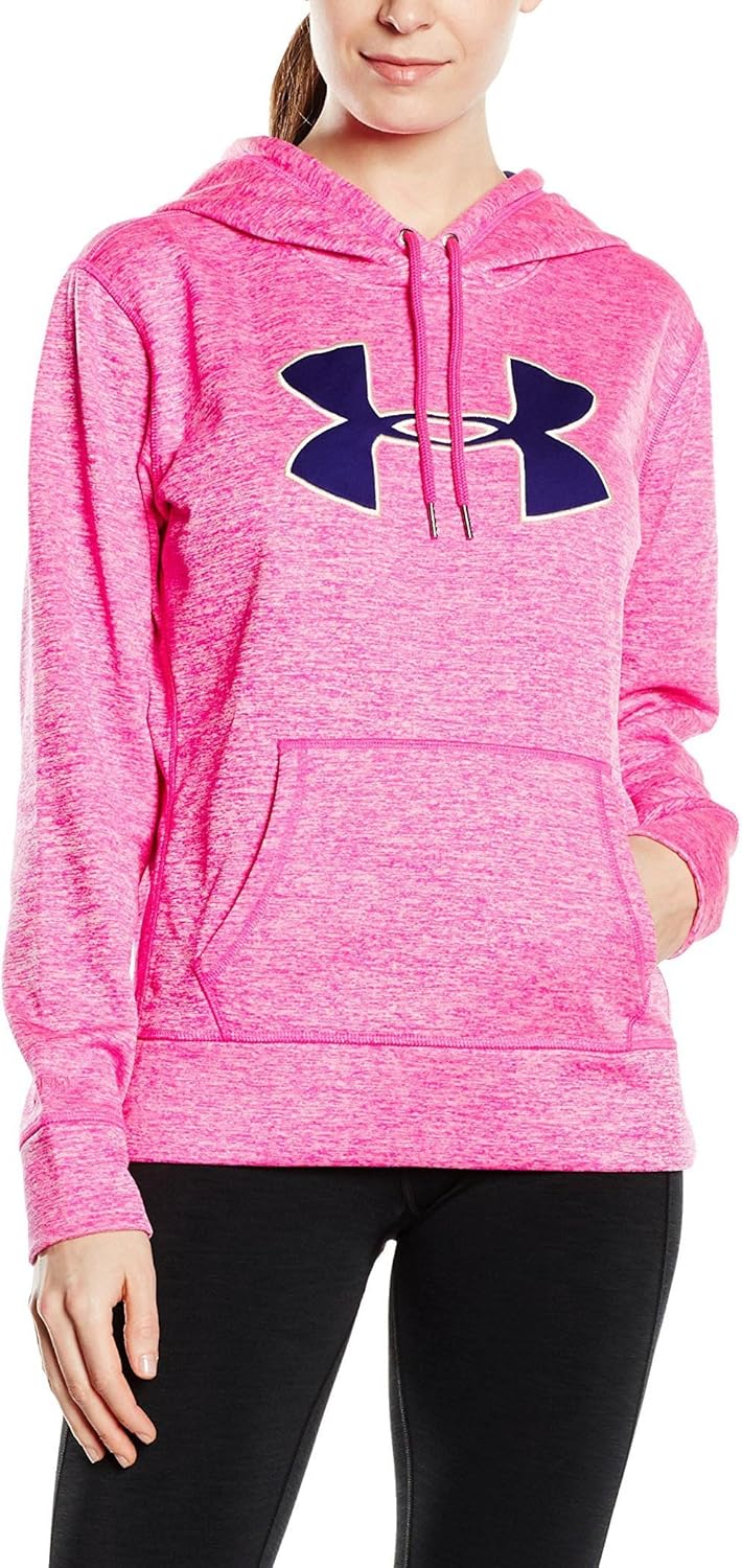 Under Armour Womens Armour Fleece Big Logo Twist Hoodie