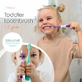 Cherish Baby Care 0-2 Years Toothbrush Kit 3-Pack Purple (Finger Silicone view 5