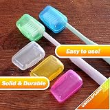 GORILLAPLANET 5 Travel Toothbrush Head Covers - Protectors in 5 Colors view 3