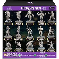 Wildspire Troll King And Queen – Figurines D&D 28mm – Roi Et Reine Troll à Peindre