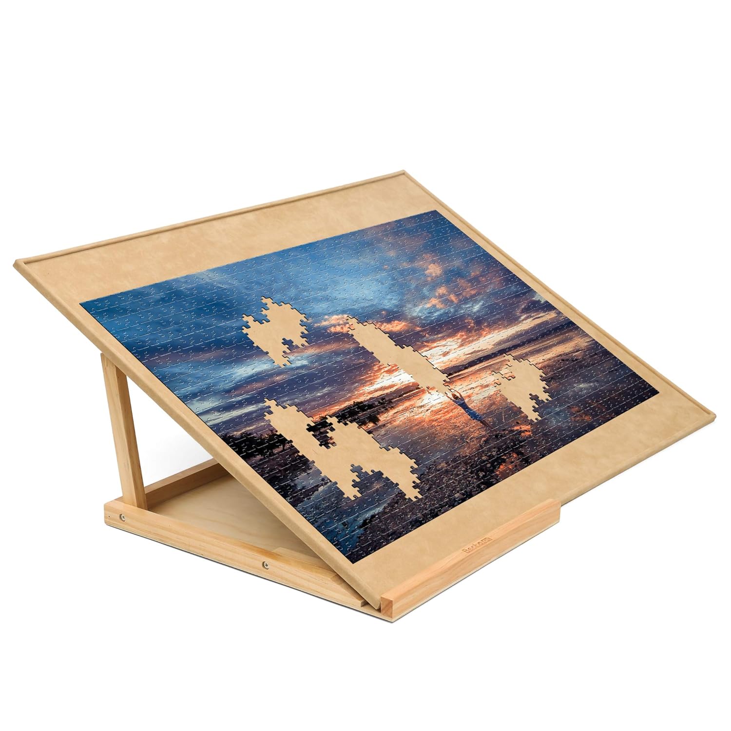 Becko Puzzle Board & Bracket Set / Wooden Puzzle Board Kit / Jigsaw