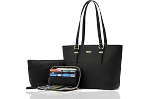 QIYUER Purses And Wallets Set For Women Work Tote Satchel Handbags Shoulder Bag Top Handle Totes Purse With Matching Wallet