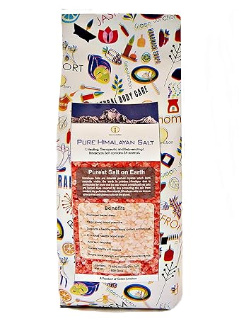 Green Junction Pure Himalyan Pink Salt For Bath, Foot, Aching Muscles & Refreshing Body (Unscented, (500 Gms)