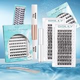 SISILILY Cluster Lashes 72 Clusters 10-16mm DM17 C/D Curl DIY Lash Extensions view 6