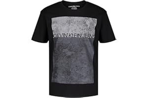 Calvin Klein Boys' Short Sleeve Graphic Crew Neck T-Shirt, Comfortable, Relaxed Fit