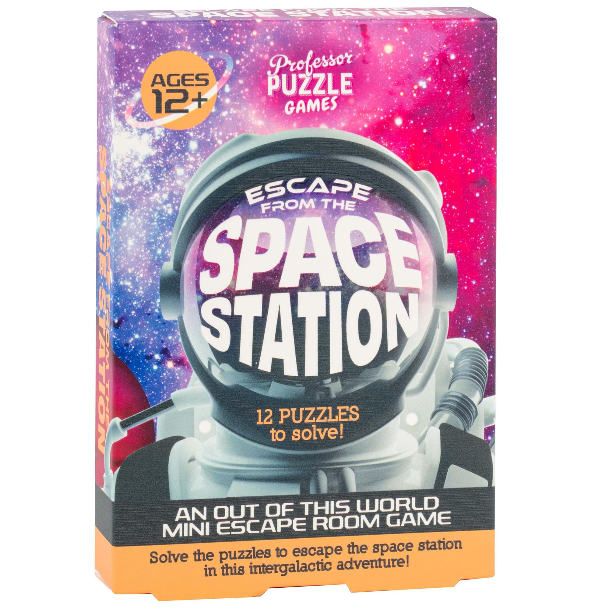 Professor Puzzle | Escape from the Space Station | Strategy Game | Ages 12+ | 1+ Players | 45 Minutes Playing Time