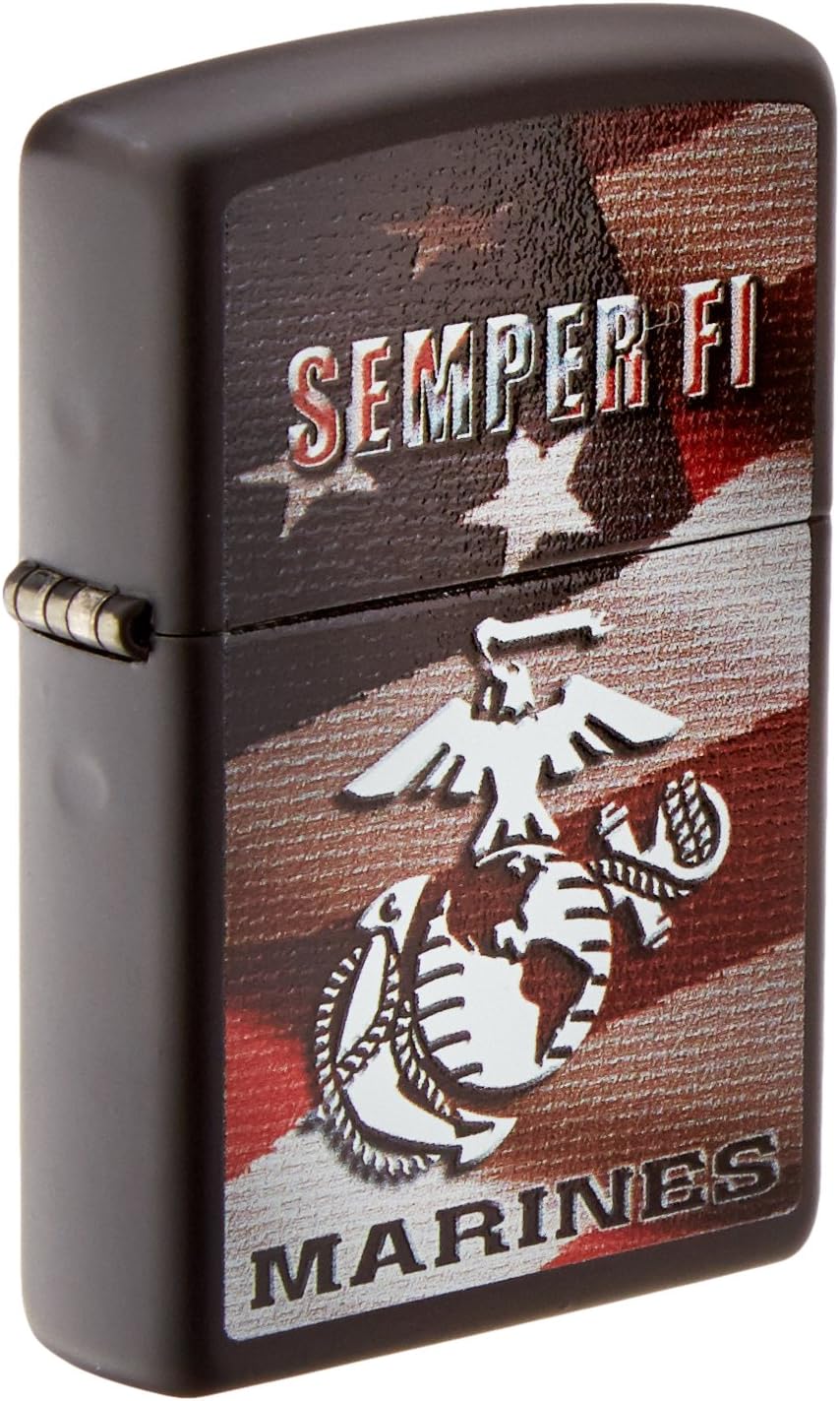 Zippo Pocket Lighter Marines Semper FI Windproof Lighter