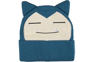 Bioworld Pokémon Snorlax Big Face Beanie with Ears