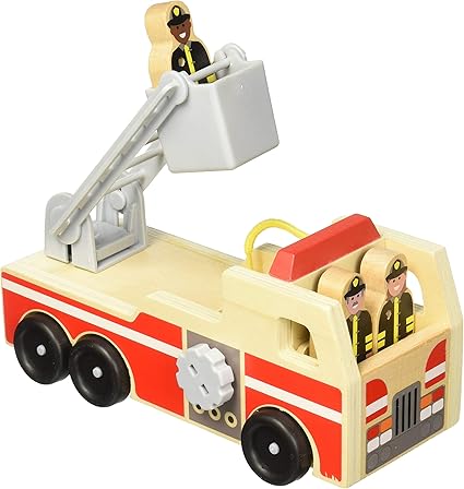 melissa and doug wooden fire truck