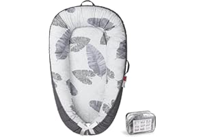 BUTOA Baby Lounger - Breathable & Soft Baby Nest, Portable and Lightweight Tummy Time Lounger for Home and Travel, Ideal Newborn Babies Essentials Baby Shower Gifts