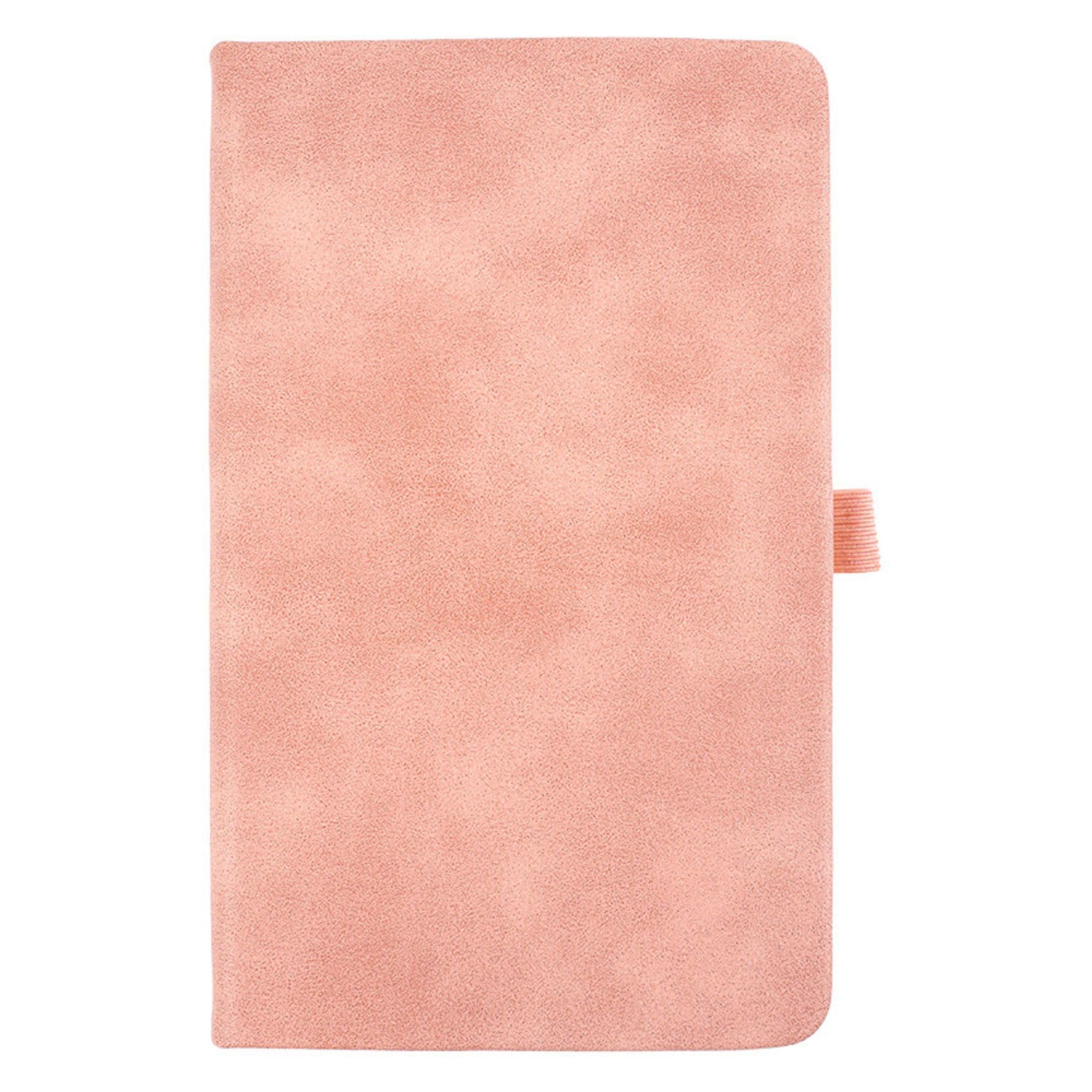 Password Book with Alphabetical Tabs – Pink Vegan Leather Pocket Size Notebook – Internet Address & Log in Organizer for Women