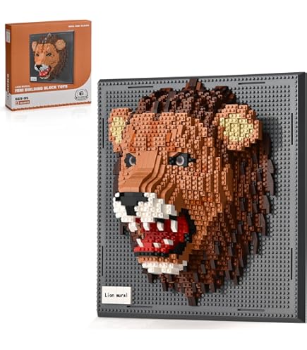 Amazon.com: JEKCA Lion 01S | Animal Plastic Building Blocks | Age