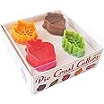 Talisman Designs Plunger Style Pie Crust Cutters, Fall Design, 4-Piece Set