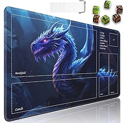 JVGFYNKL for TCG Playmat, Playmat with Zones, 24x14