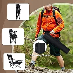 HaSteeL Folding Beach Chair Set of 3, Foldable