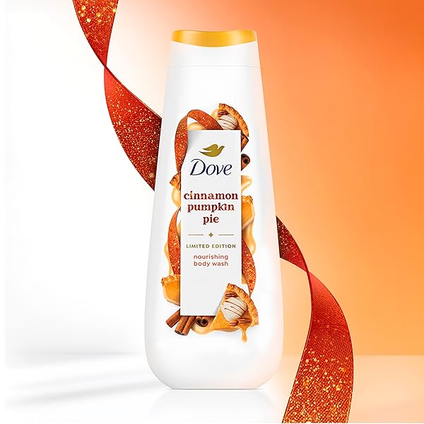 DOVE LIMITED EDITION HOLIDAY TREATS BODY WASH CINNAMON PUMPKIN PIE FOR DEEP NOURISHMENT 20 OZ