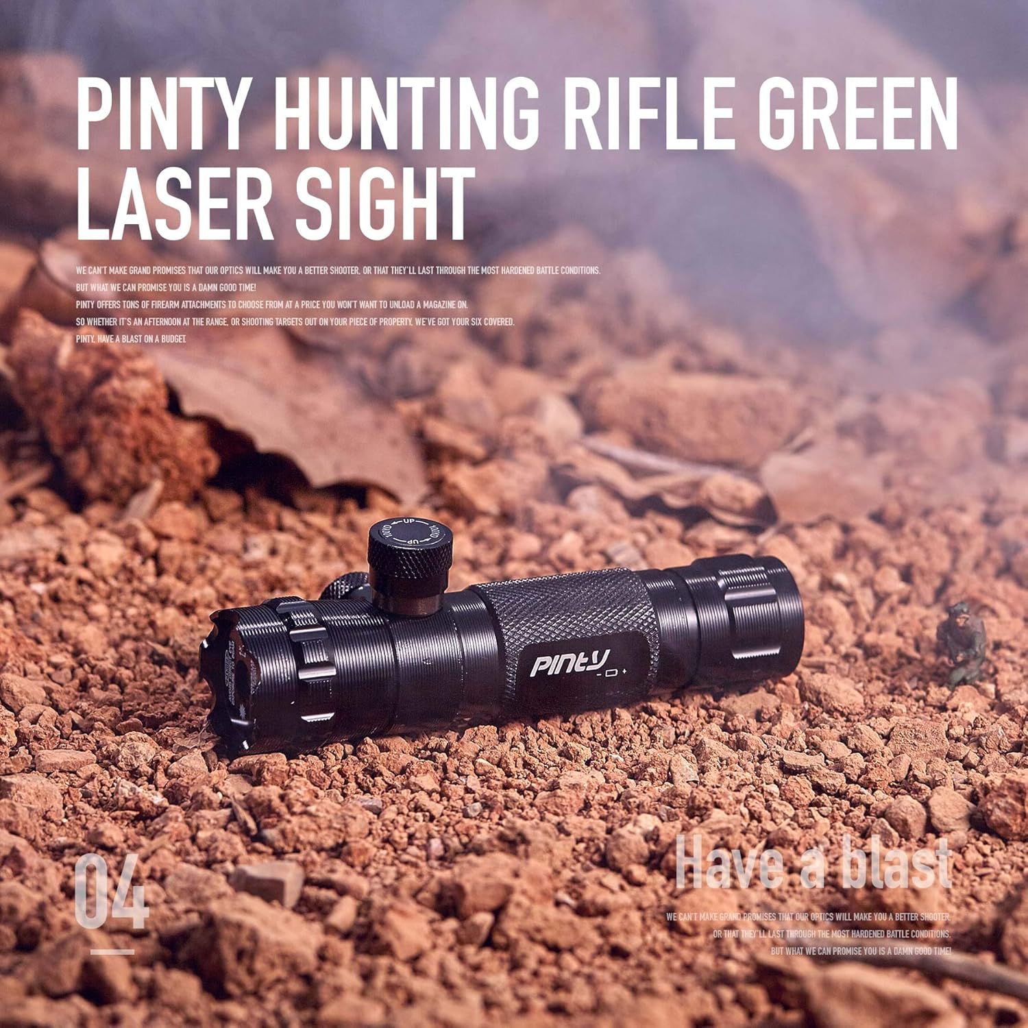 Pinty Hunting Rifle Green Laser Sight Dot Scope Adjustable with Mounts : Sports & Outdoors